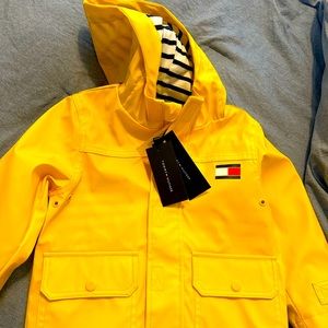 Toddler size 2-4 never been worn Tommy Hilfiger rain coat